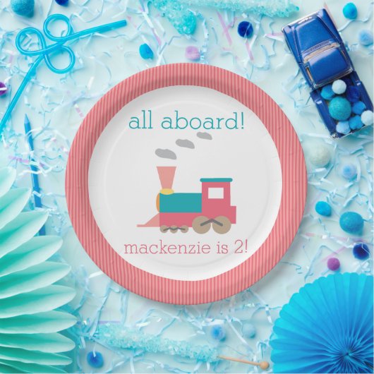 Roze Bord van de Birthday Party (Feest)