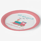 Roze Bord van de Birthday Party (Gekanteld)