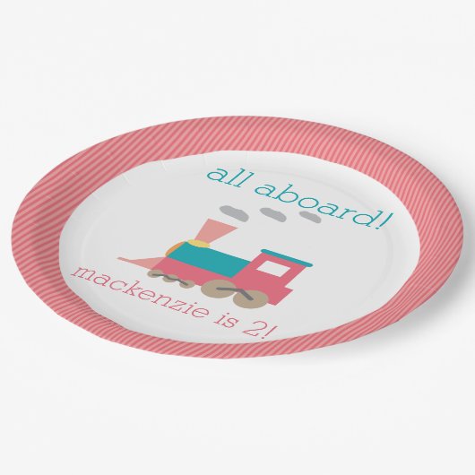 Roze Bord van de Birthday Party (Gekanteld)