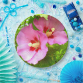 Roze Bord van hibiscus Paper (Feest)