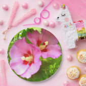 Roze Bord van hibiscus Paper (Feest)
