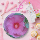 Roze Bord van hibiscus Paper (Feest)