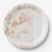 Roze Bord voor bloemkool en hout (Voorkant)