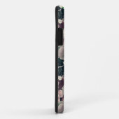Roze, bordeauxrode waterverf bloemen Case-Mate iPhone case (Achterkant/rechts)