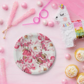 Roze Borden van Magnolia Paper Papieren Bordje (Feest)