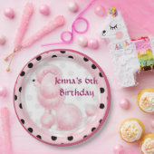 Roze Borden van papier van de feestdag Papieren Bordje (Feest)