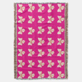 Roze borgoblanket deken (Voorkant Verticaal)