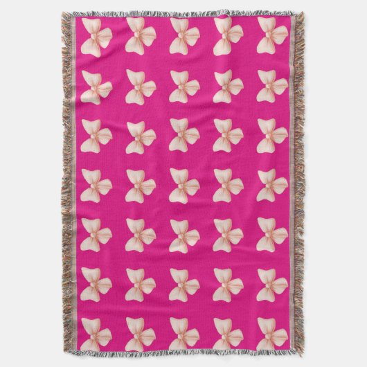 Roze borgoblanket deken (Voorkant Verticaal)