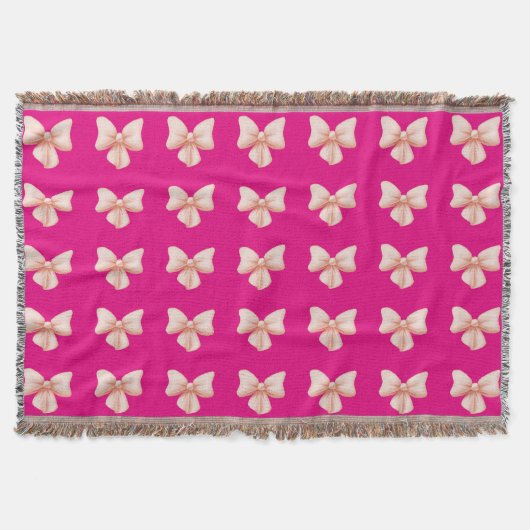 Roze borgoblanket deken (Voorkant)