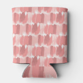 Roze borstel streken oliepatroon blikjeskoeler (Achterkant)