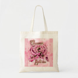 Roze Borstkanker Bewustzijn zwarte vrouw Tote Bag