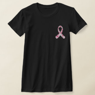 Roze Borstkanker Bloemlint Jaar T-shirt