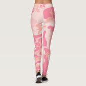 Roze borstkanker Cure Camo Leggings (Achterkant)