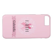 Roze Borstkanker iPhone 7 Hoesjes (Achterkant (Horizontaal))