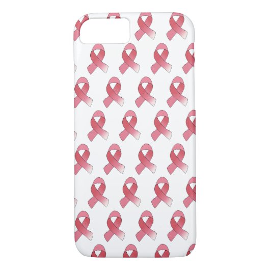 Roze borstkanker linttekening BCA maand Case-Mate iPhone Case (Achterkant)