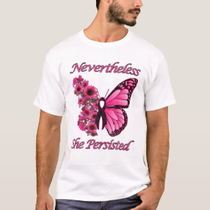 Roze borstkanker, maar ze krijgt wel t-shirt