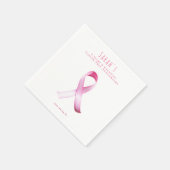 Roze Borstkanker Overlevende Fondsenwervingsfeest Servet (Hoek)