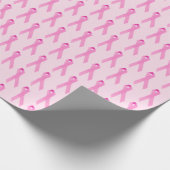 Roze borstkanker Overlevende konijnen Cadeaupapier (Hoek)