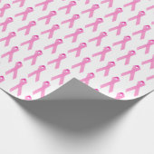 Roze borstkanker Overlevende konijnen Cadeaupapier (Hoek)