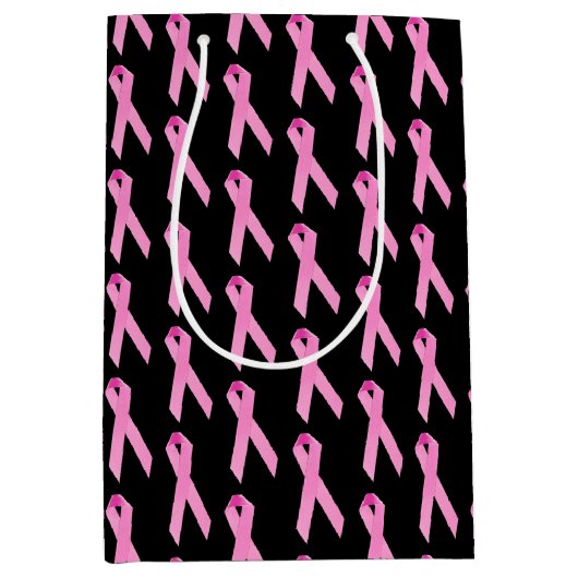 Roze borstkanker Overlevende konijnen Medium Cadeauzakje (Voorkant)