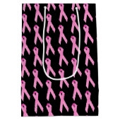 Roze borstkanker Overlevende konijnen Medium Cadeauzakje (Achterkant)