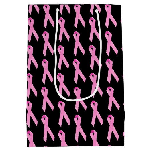 Roze borstkanker Overlevende konijnen Medium Cadeauzakje (Achterkant)