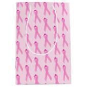 Roze borstkanker Overlevende konijnen Medium Cadeauzakje (Voorkant)