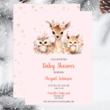 Roze Bos Winter Wonderland Baby Shower