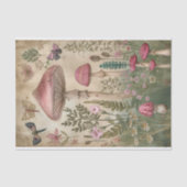 ROZE BOSPADDENSTOELEN DECOUPAGE TISSUEPAPIER (Voorkant)