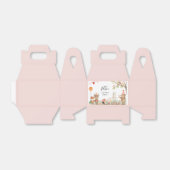 Roze bossen dieren Birthday Favor Box Bedankdoosjes (Uitgevouwen)