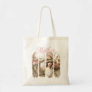Roze Botanica Moeder Canvas tas