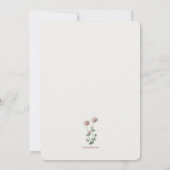 Roze Botanisch Kaart (Achterkant)