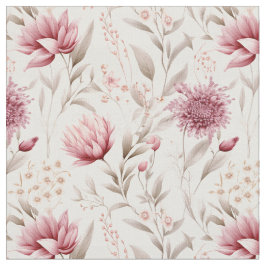 Roze botanisch rustiek gezellig ontwerp stof