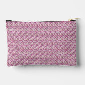 Roze botanisch slingerpatroon bloemig natuurontwer etui (Achterkant)