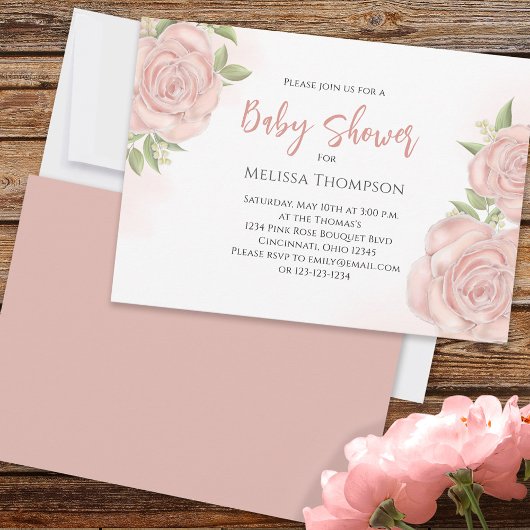 Roze  botanische baby Roos Cute Bouquet