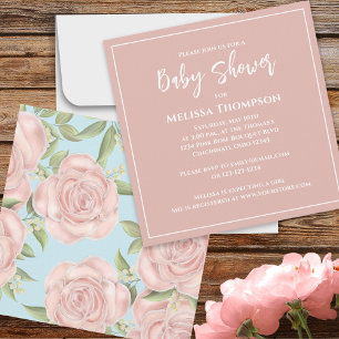 Roze  botanische baby roze