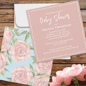 Roze botanische baby roze