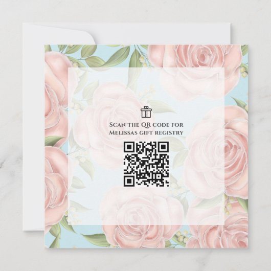 Roze botanische baby roze (Achterkant)