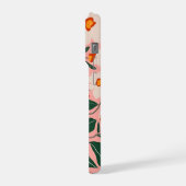 Roze Botanische Bloem Mobiele Hoes iPhone Hoesje (Linkerkant)