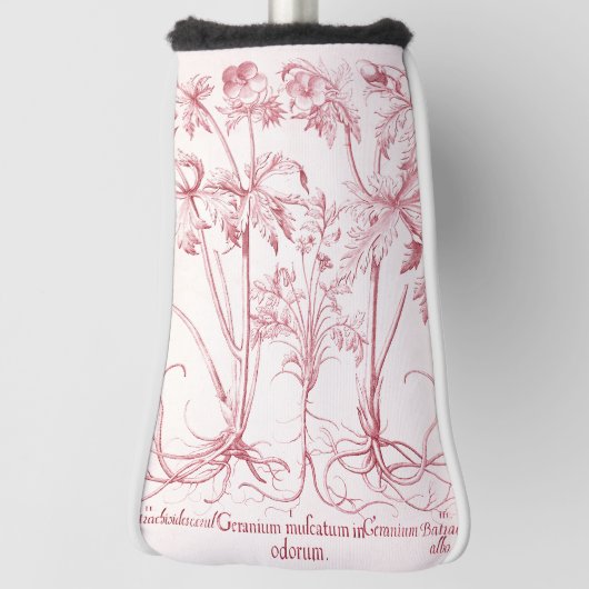 Roze  Botanische Kunst Golfheadcover (Draai 90)