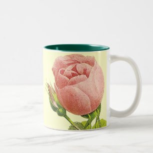 Roze  Botanische Rozen Koffie Mok