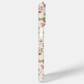 Roze Botanische Waterverf Bloemige Naam Case-Mate iPhone Case (Achterkant / Rechts)