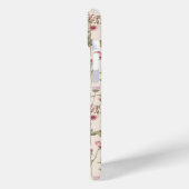 Roze Botanische Waterverf Bloemnaam Case-Mate iPhone Case (Achterkant / Links)