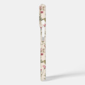 Roze Botanische Waterverf Bloemnaam Case-Mate iPhone Case (Achterkant / Links)