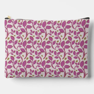 Roze botanische wijnstokpatroon Elegant bloemenb Etui
