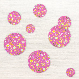 roze botanische wilde bloemen Confetti