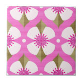 Roze boterbloem tegeltje (Voorkant)