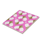 Roze boterbloem tegeltje (Zijkant)