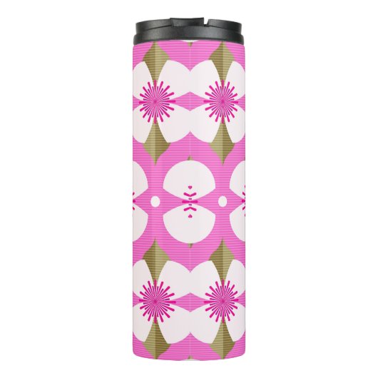 Roze boterbloem thermosbeker (Achterkant)