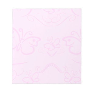  roze botervliegen notitieblok
